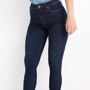 MADEWELL high-rise skinny jeans in sussex wash: tencel™ denim edition